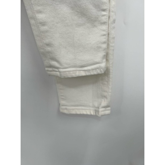 J. Crew White 8" Toothpick Ankle Cropped Skinny Jean Size 24 - Picture 8 of 12